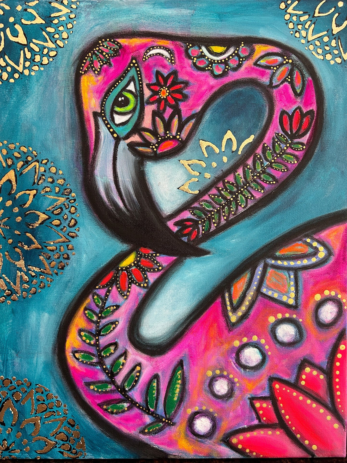 Aqua Boheme Giclee Print