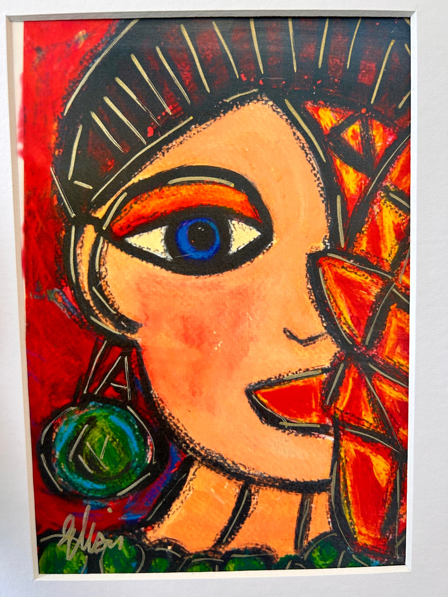 Break Free - Gold Embellished - SIGNED one of a kind Print