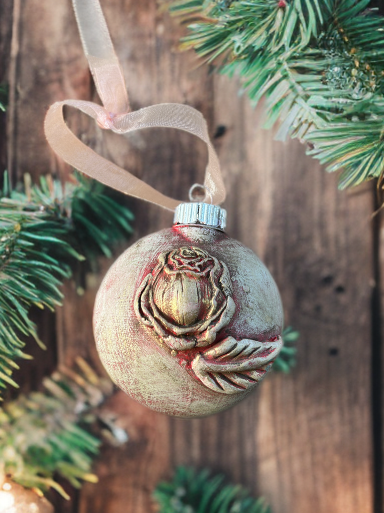 Gilded Rose Ornament