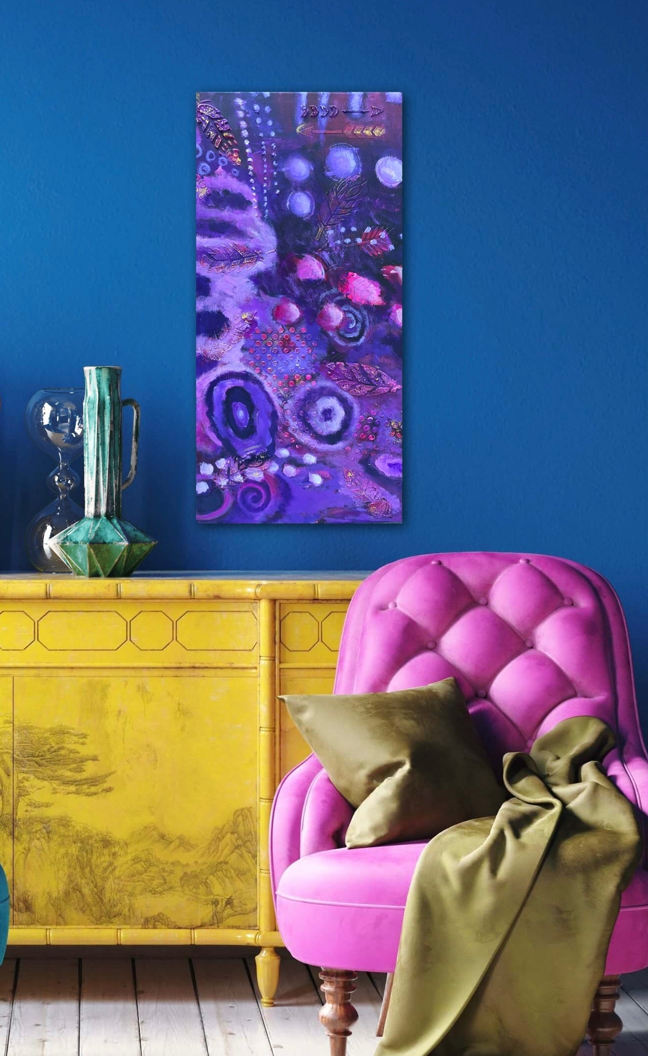 Space and Time Original Canvas Art