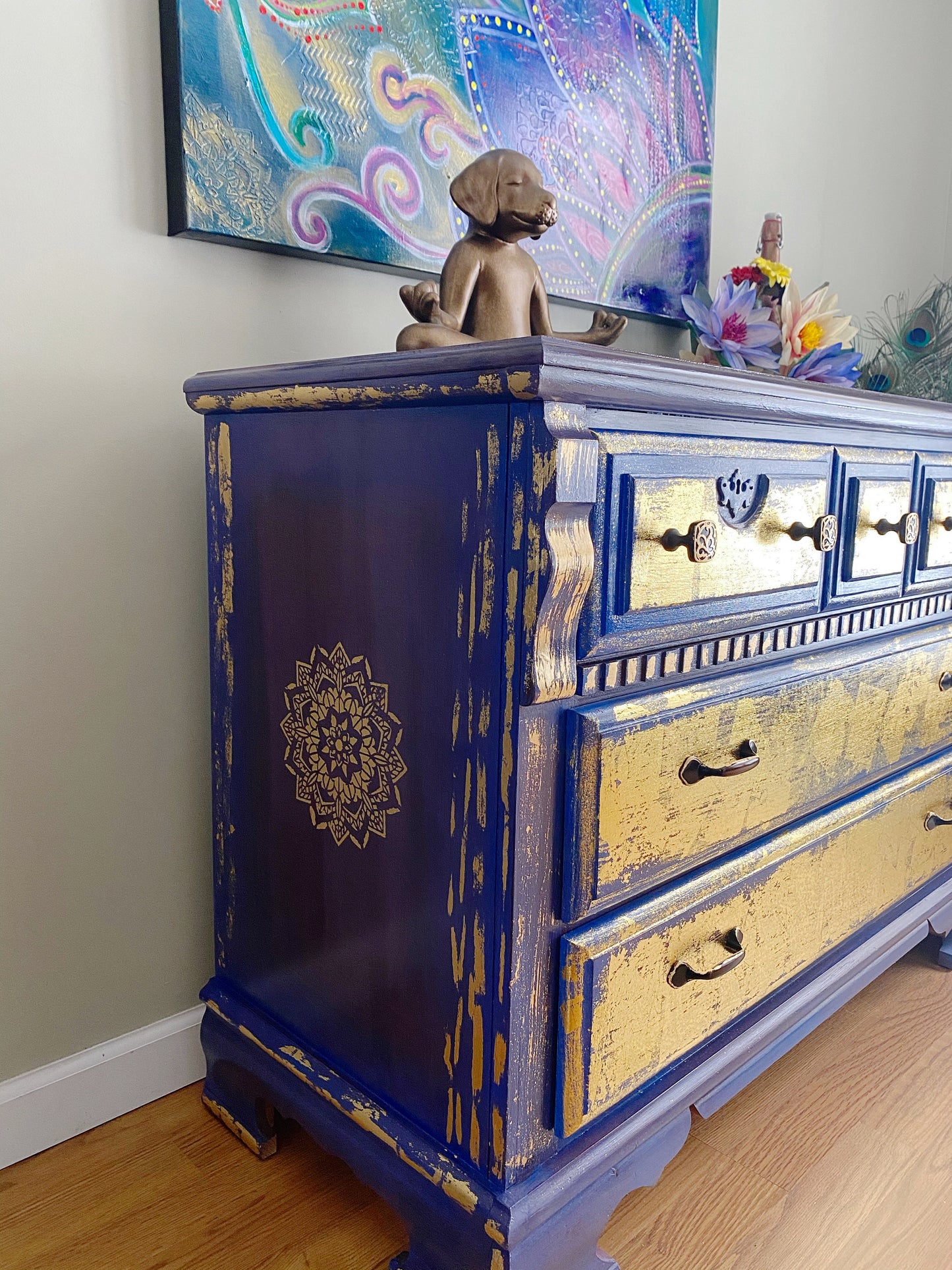 Zen Gold Leaf Dresser