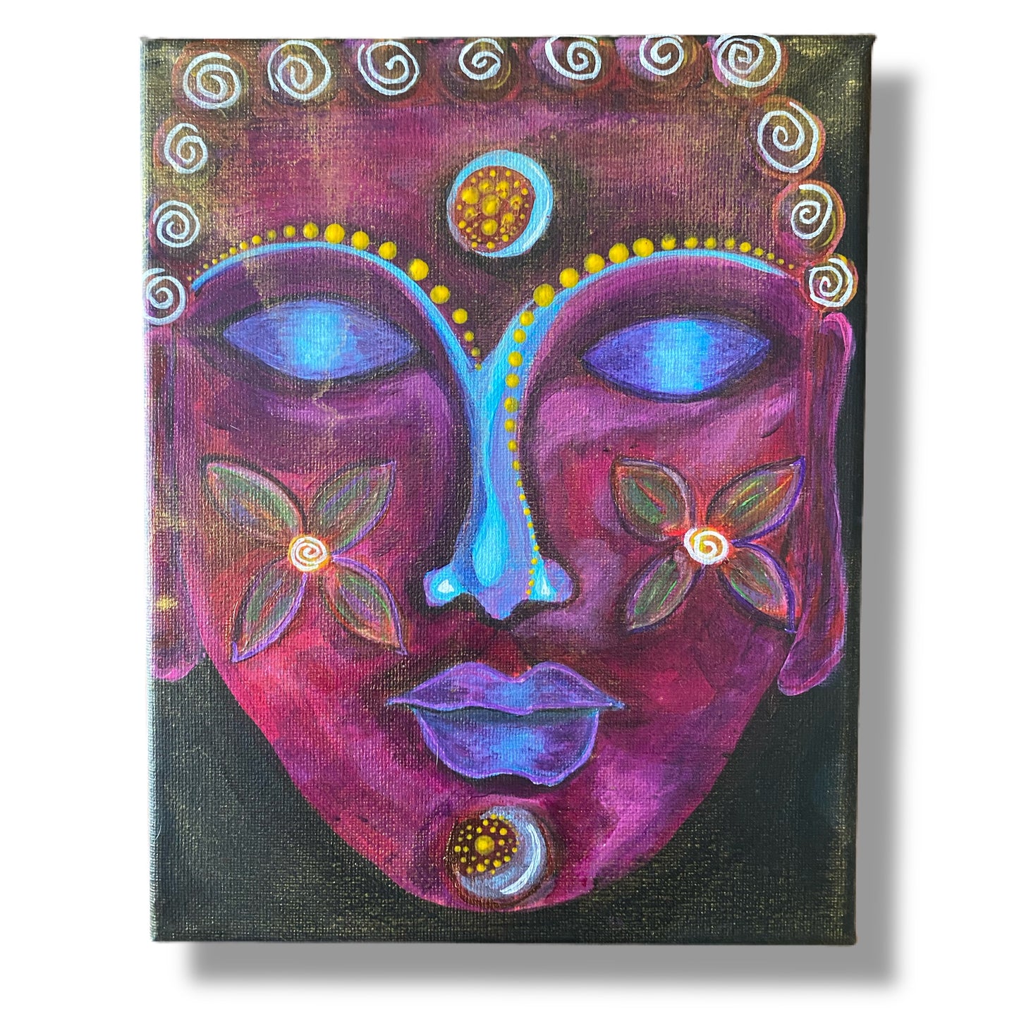 Introspection Original Canvas Art - Zen - modern Art - meditation -