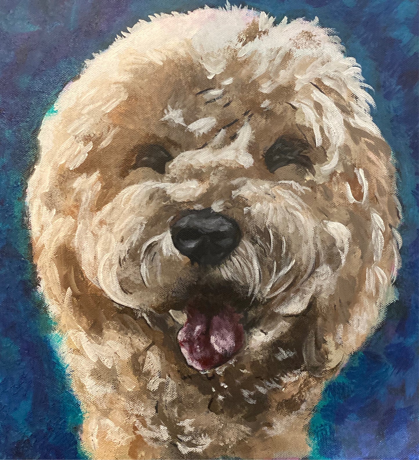 Custom Order 14”x14” Acrylic Art Canvas