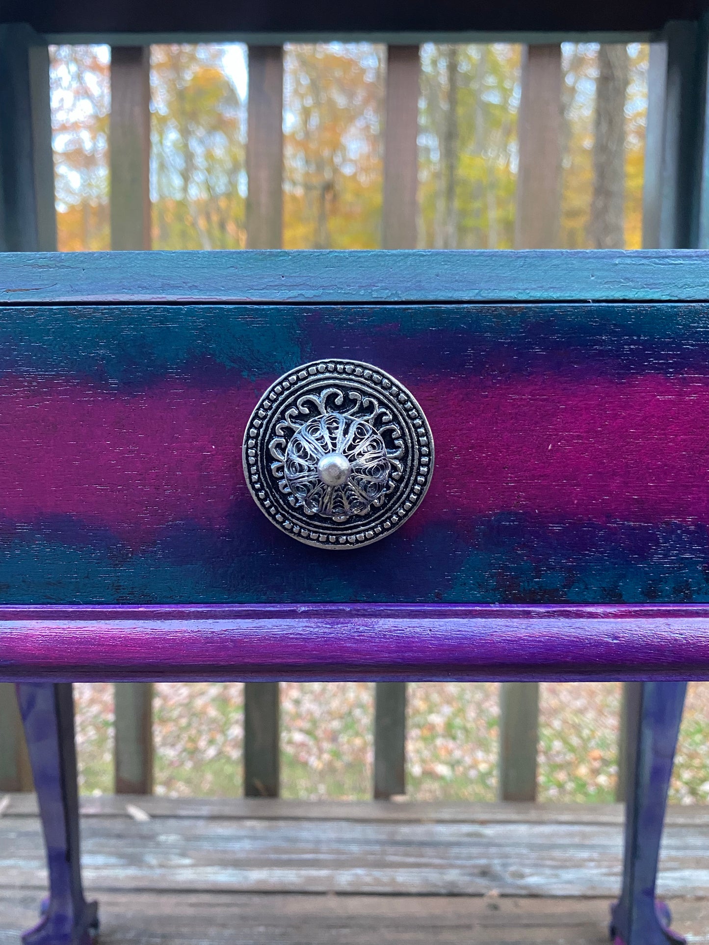 Siren of the Sea Vintage Gothic Side table