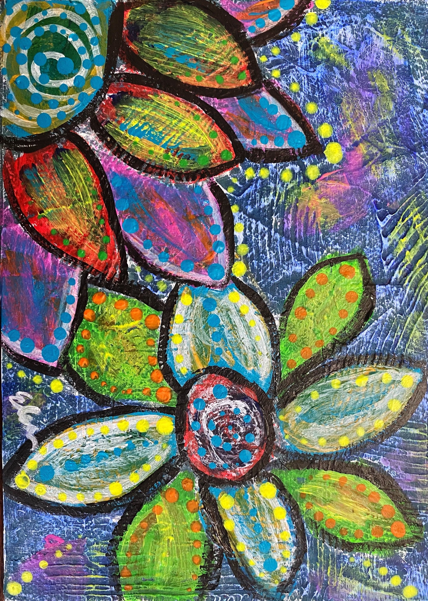 Bohemian Spring Original Canvas Art