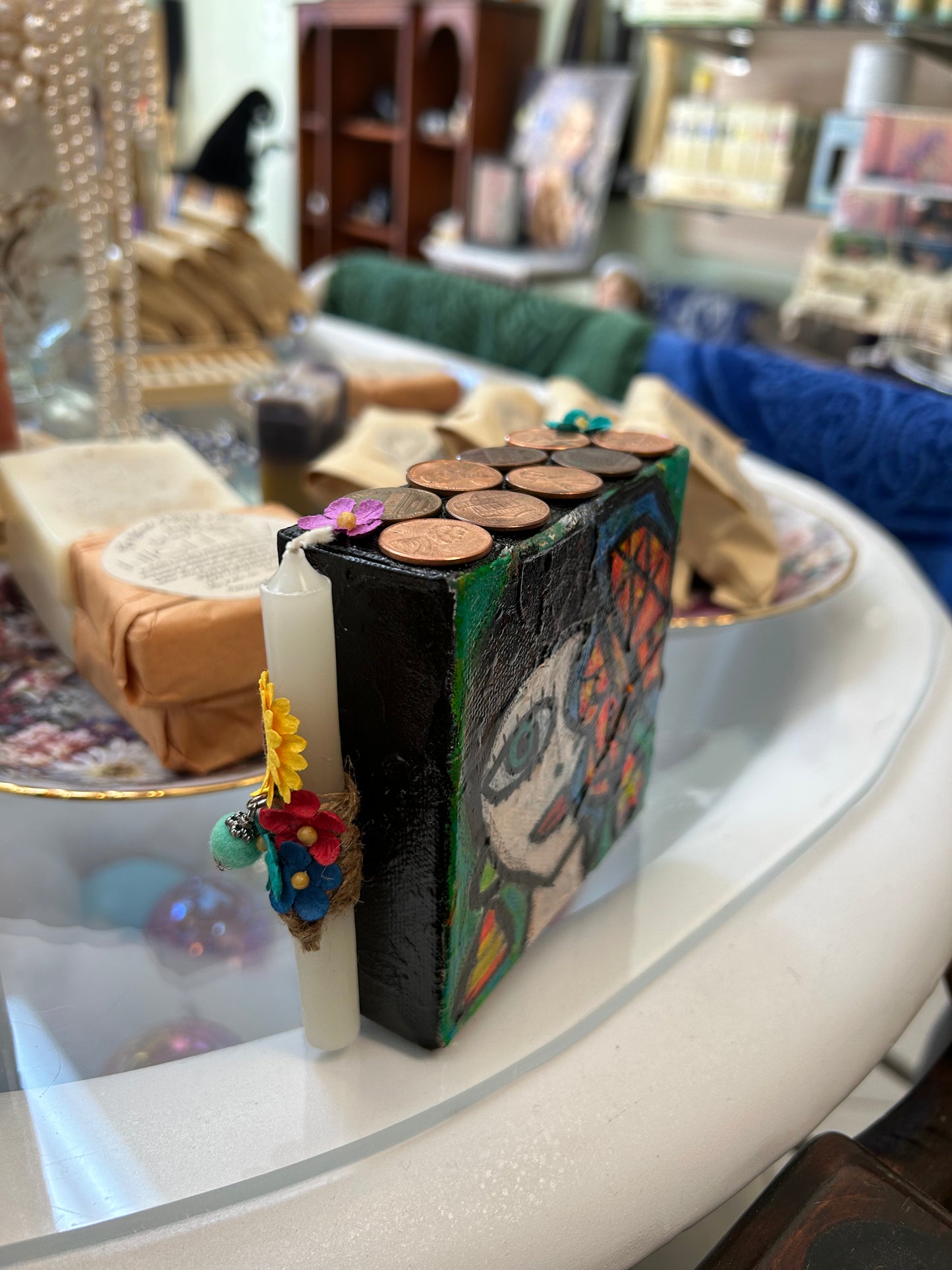 Little Blessings White Floral Blessing