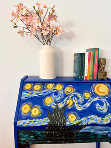 Van Gogh Starry Night Vintage Desk