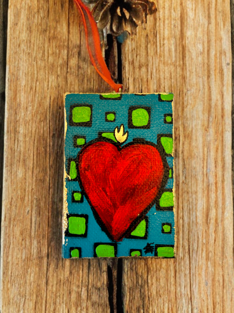 Graffiti Heart Ornament