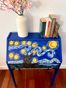 Van Gogh Starry Night Vintage Desk