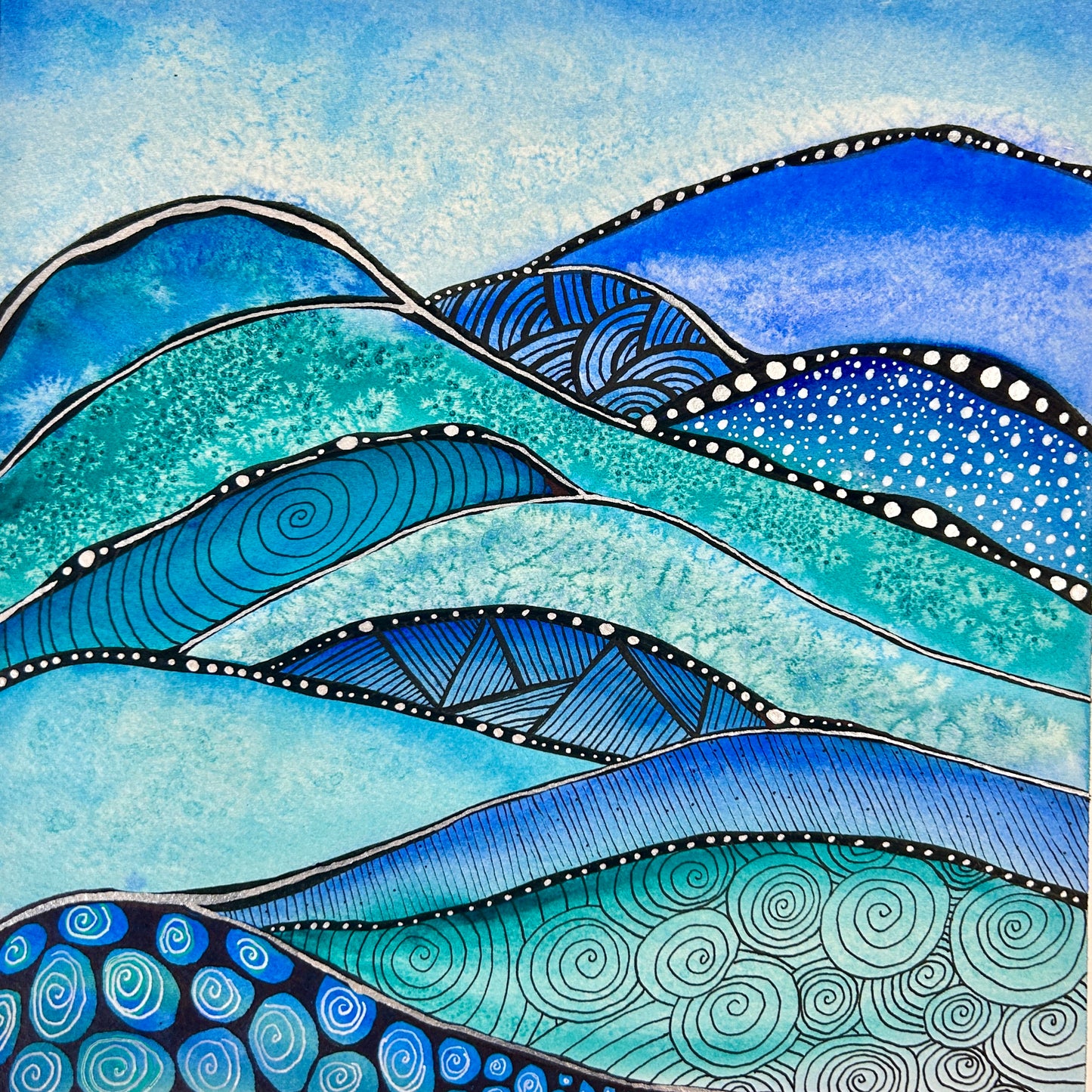 Oceanscape - Original Artwork by Elisa Amari