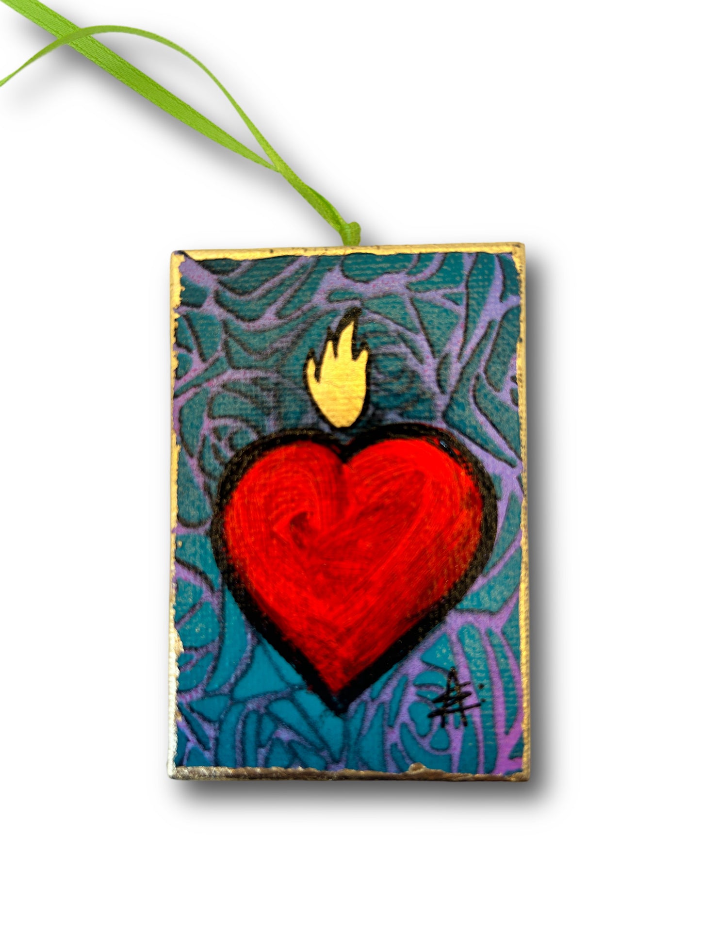 Graffiti Heart Ornament