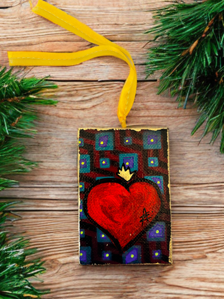 Graffiti Heart Ornament