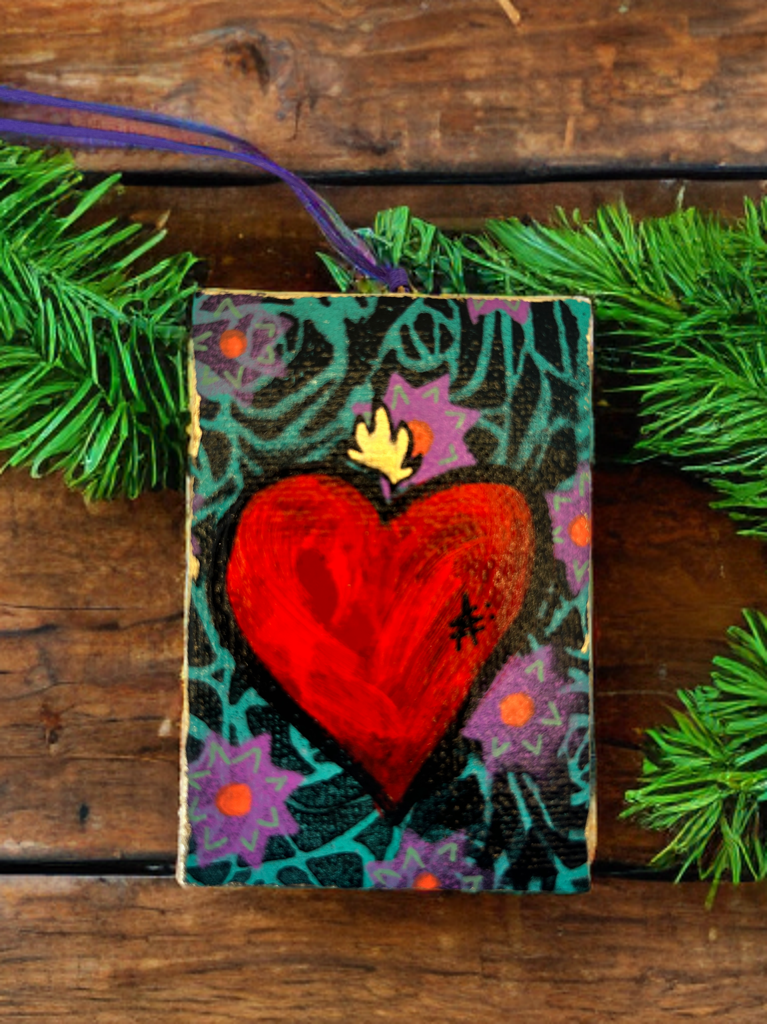 Graffiti Heart Ornament