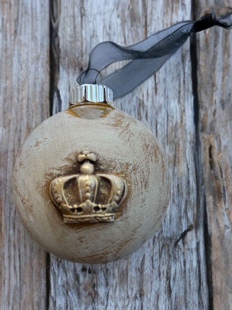 The Queen Bee and Crown Ornament