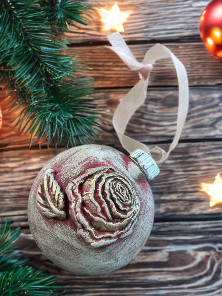 Gilded Rose Ornament