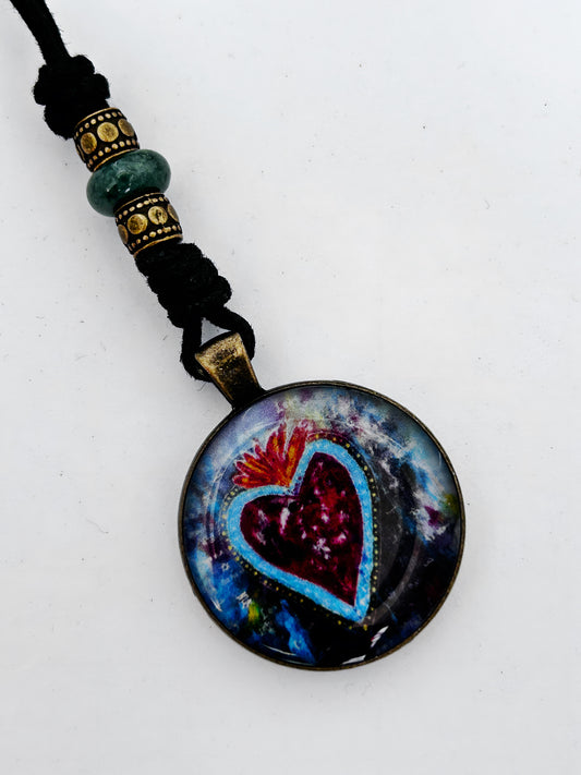 Universal Love Pendant Resin Bezel