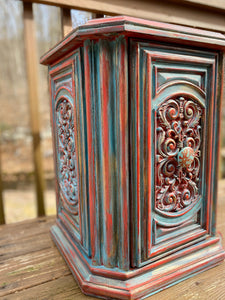 Southwest Style Boho Cabinet unique furniture art