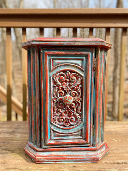 Southwest Style Boho Cabinet unique furniture art