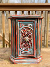 Load image into Gallery viewer, Southwest Style Boho Cabinet unique furniture art