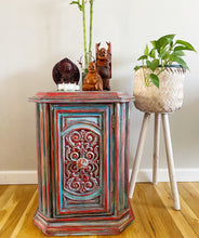 Load image into Gallery viewer, Southwest Style Boho Cabinet unique furniture art