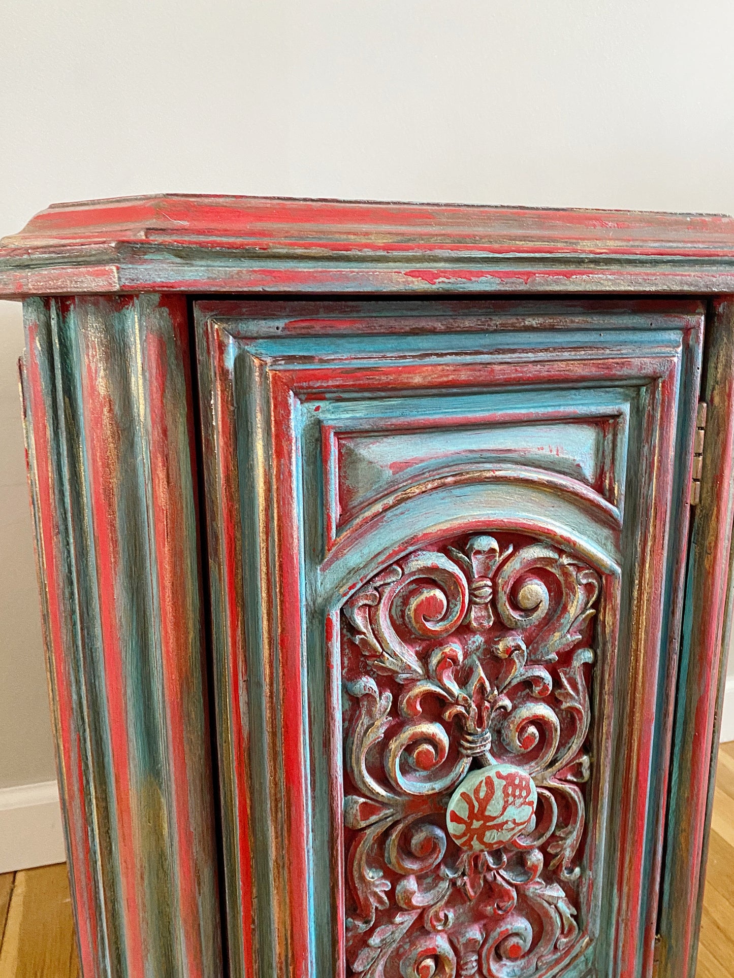 Southwest Style Boho Cabinet unique furniture art