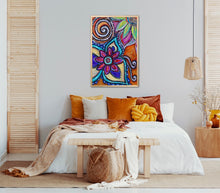 Load image into Gallery viewer, boho - flower - painted mandala floral