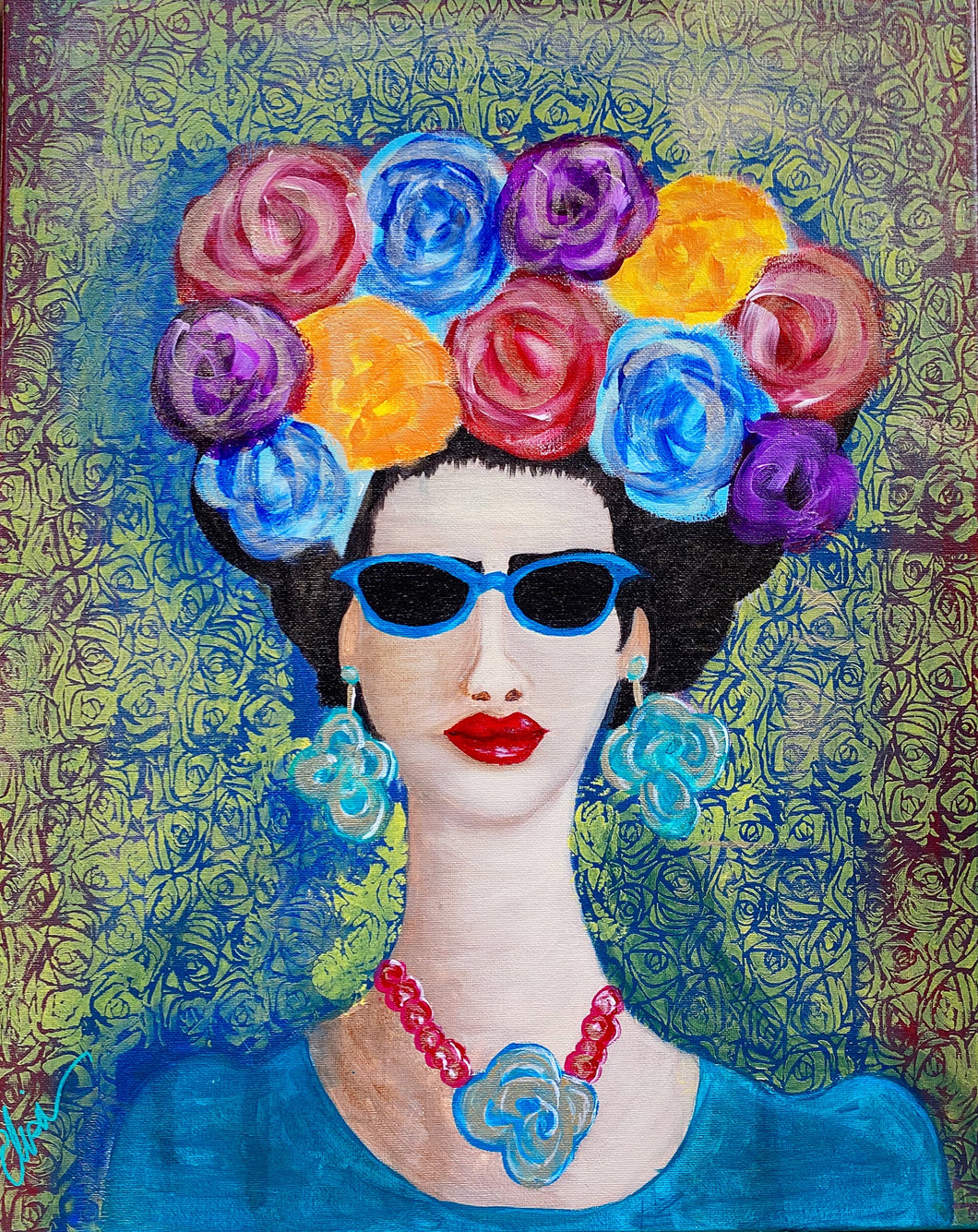 Frida in Shades Limited Edition Gliclee Print