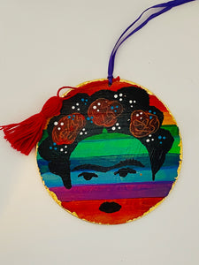Boho Frida Ornament