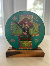 Load image into Gallery viewer, Frida Kahlo Vinyl Artwork - Original - hand painted - modern art Original