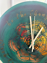 Load image into Gallery viewer, Be The Change Vinyl Artwork - Original - hand painted - Mandala - modern art Original