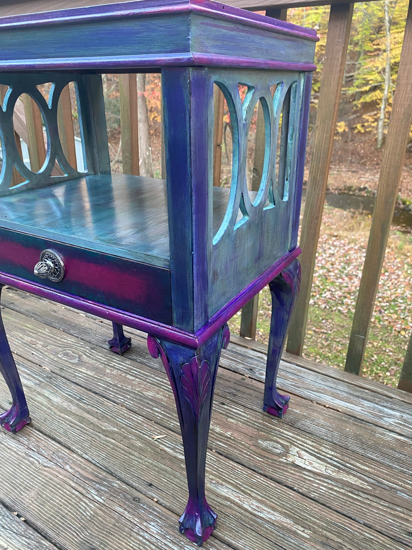 Siren of the Sea Vintage Gothic Side table