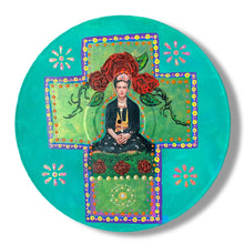 Load image into Gallery viewer, Frida Kahlo Vinyl Artwork - Original - hand painted - modern art Original