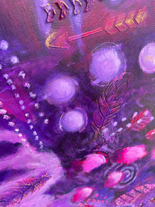 Space and Time Original Canvas Art