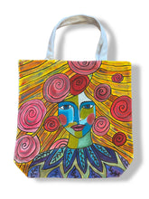 Load image into Gallery viewer, Colorful Life  Hand Painted tote