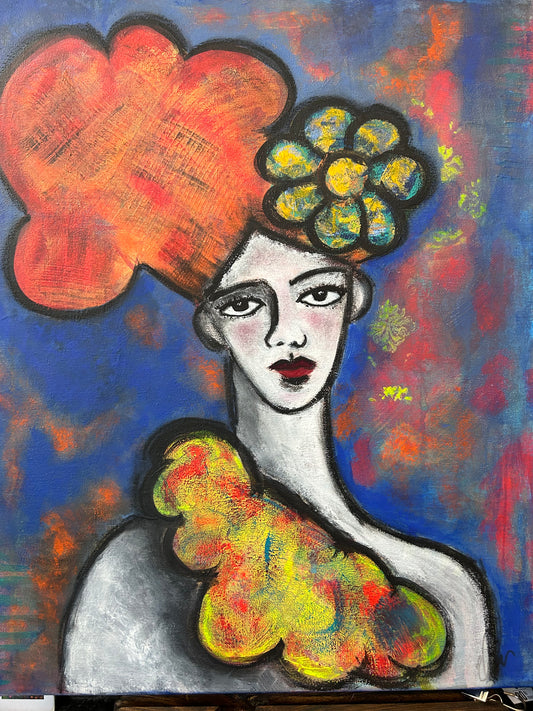 Soul Sister - hand painted origianl - modern art