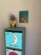 Load image into Gallery viewer, Loteria Storage Bin / Cabinet - hand painted
