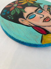 Load image into Gallery viewer, The 3 Faces of Frida on Wood