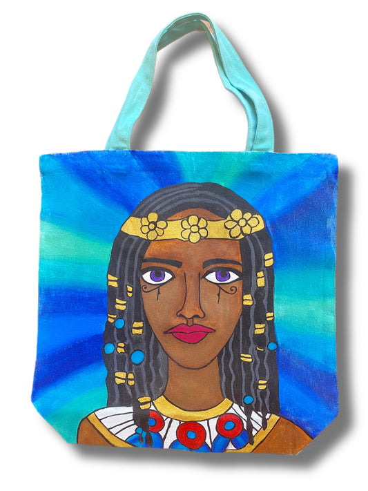Cleopatra Hand Painted tote