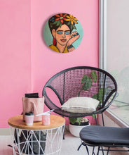 Load image into Gallery viewer, Resting Frida on Round Wood