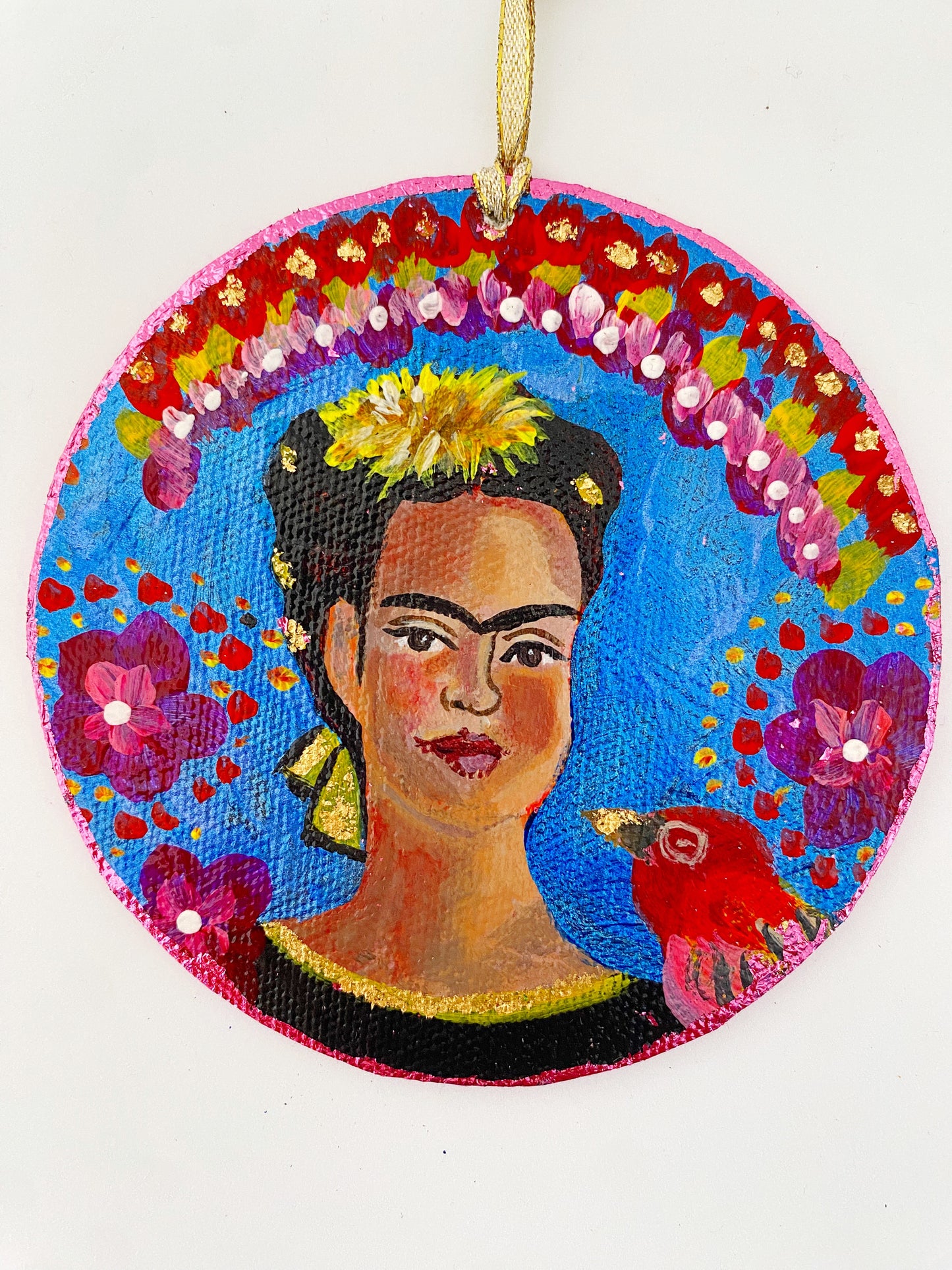 Floral Frida Ornament